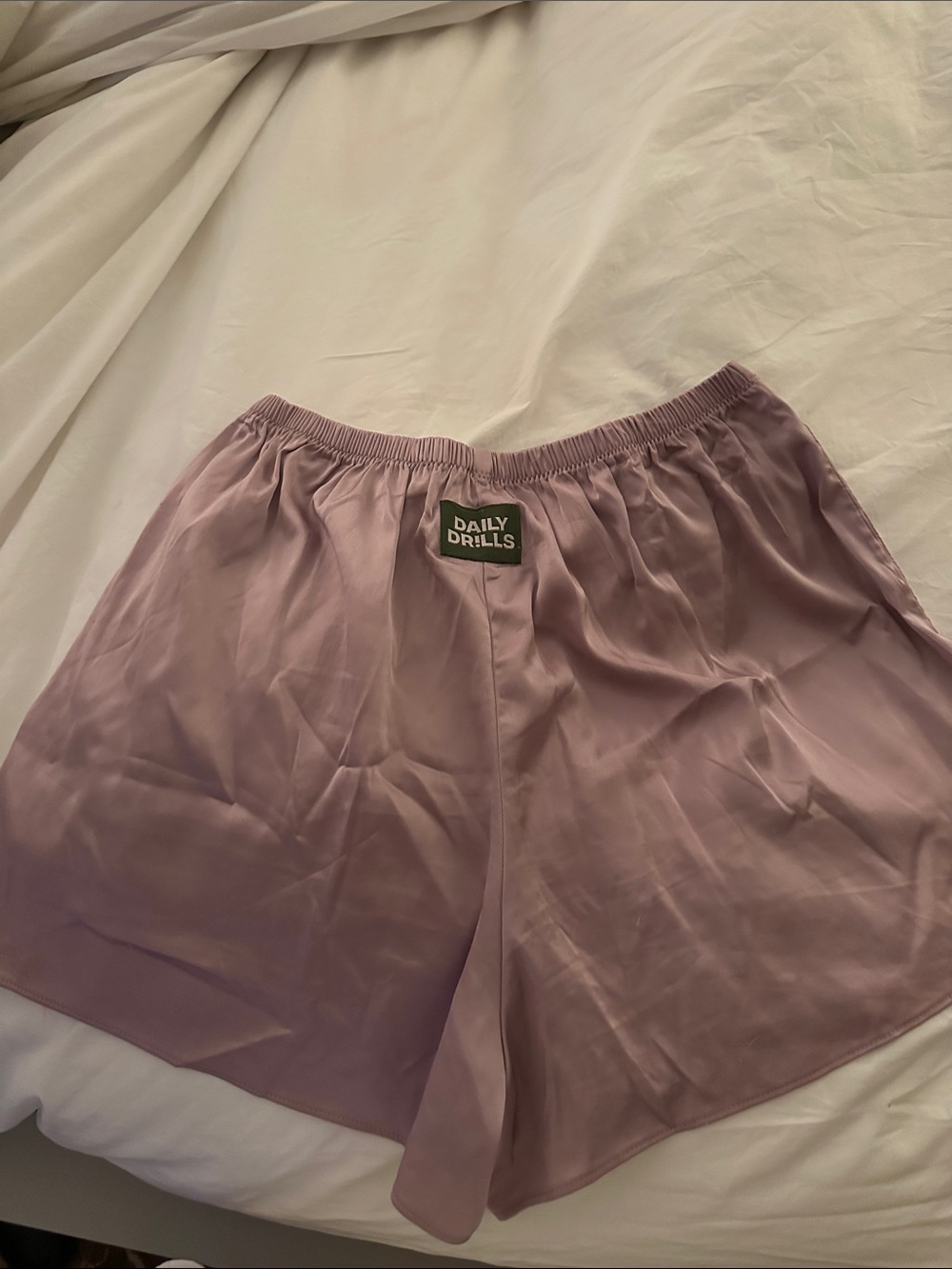 Daily Drills Women's Lavender Silky Shorts